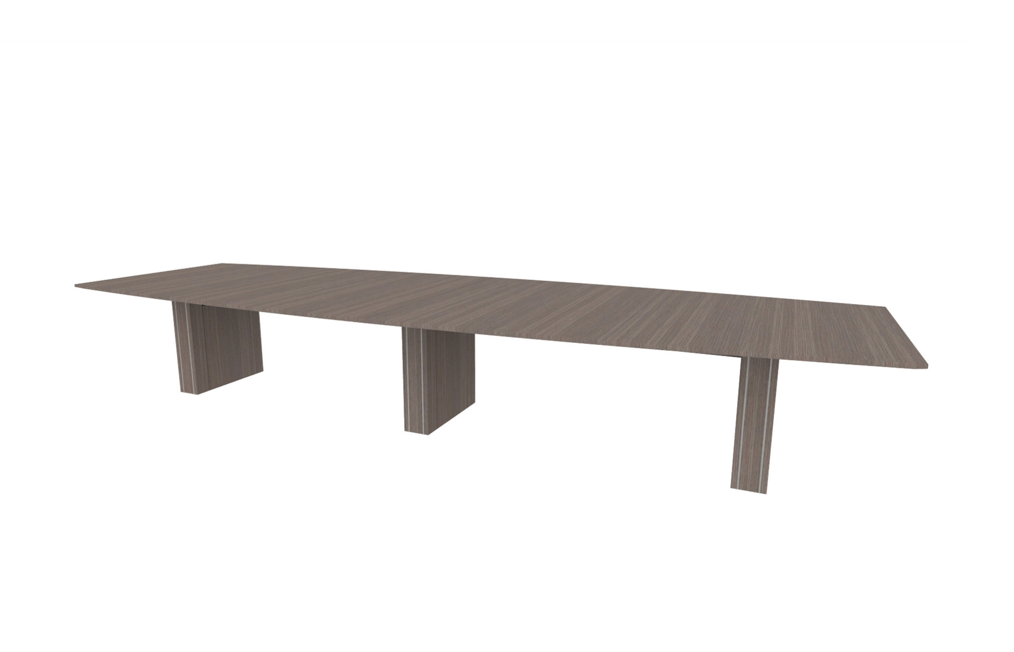 60”x180” Boat Top in Veneer with 6" Rectangle Accent Bases (88-60180BT with 88-2414206RAB)