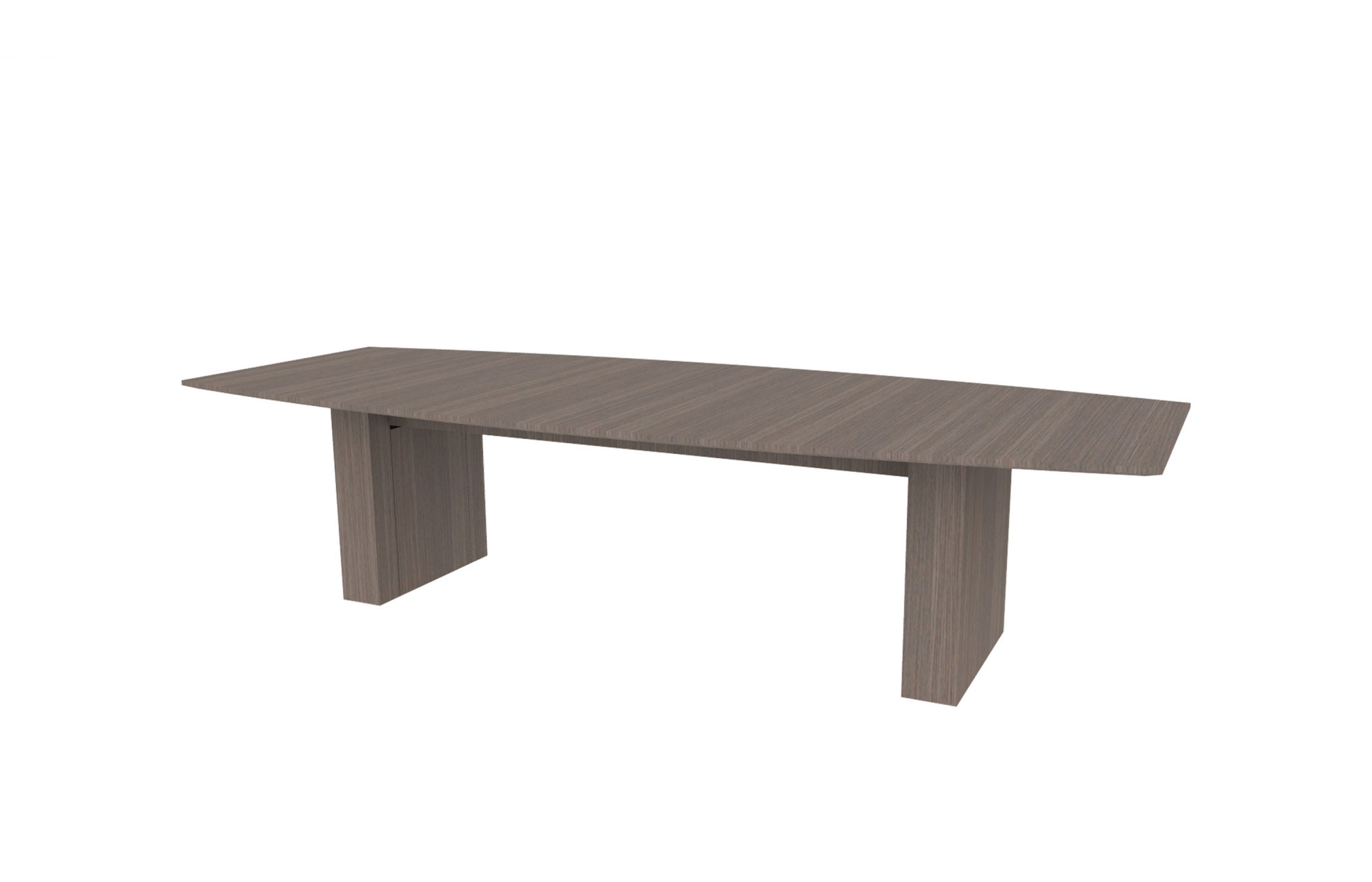 48”x120” Boat Top in Veneer with 6" Rectangle Bases (88-48120BT with 88-248206RB)