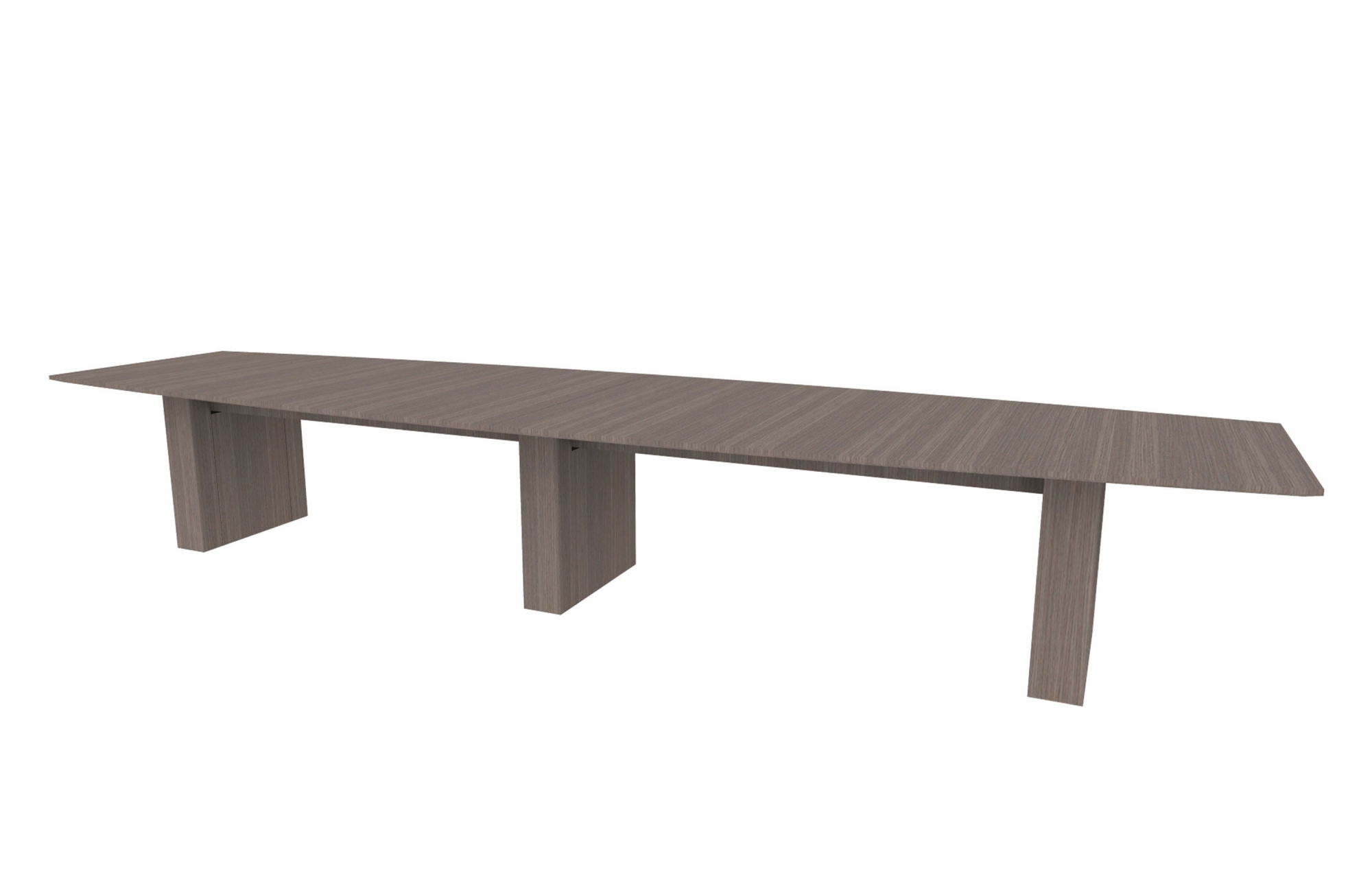 48”x180” Boat Top in Veneer with 6" Rectangle Bases (88-48180BT with 88-2414206RB)