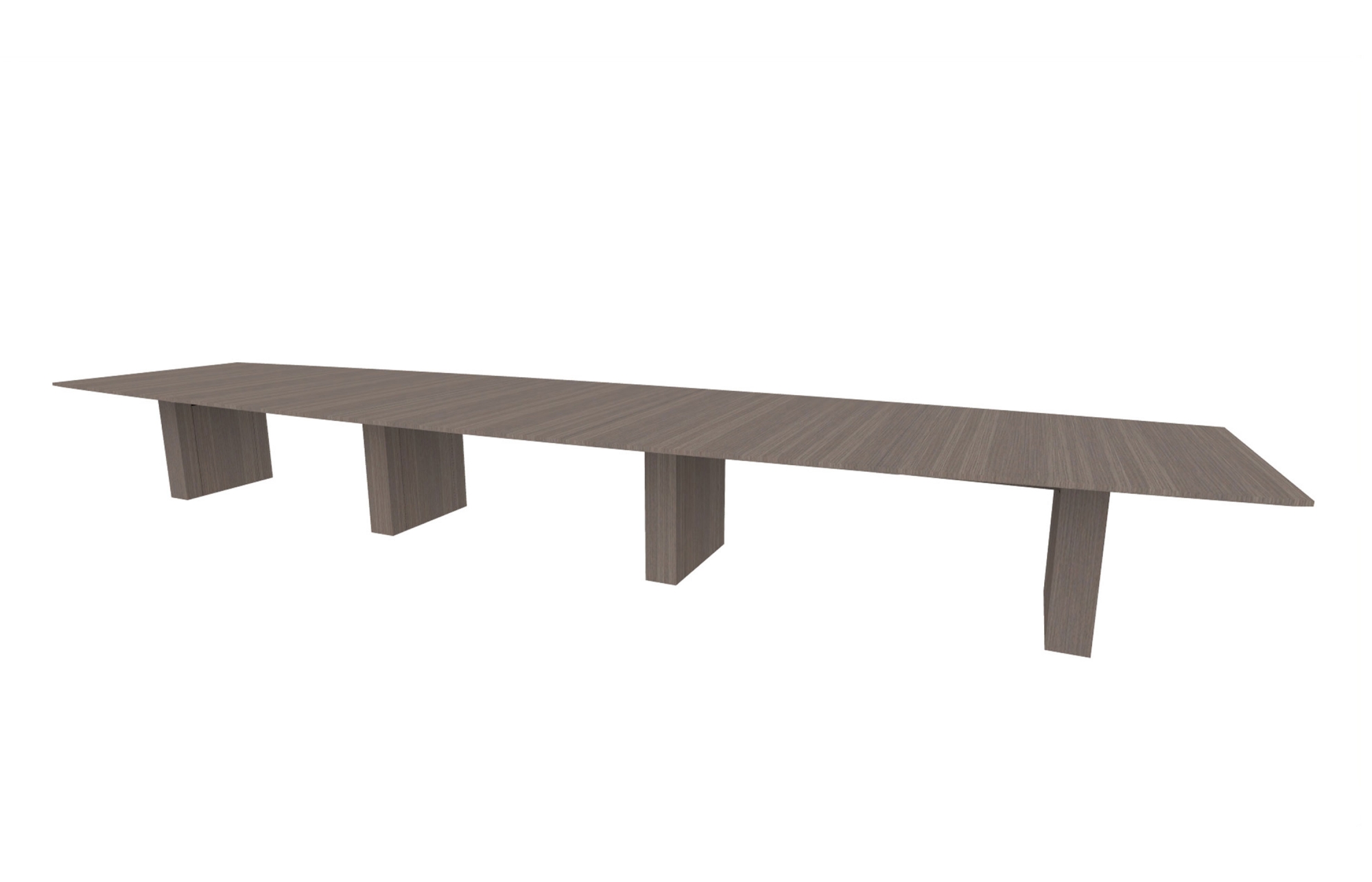 60”x240” Boat Top in Veneer with 6" Rectangle Bases (88-60240BT with 88-2420206RB)