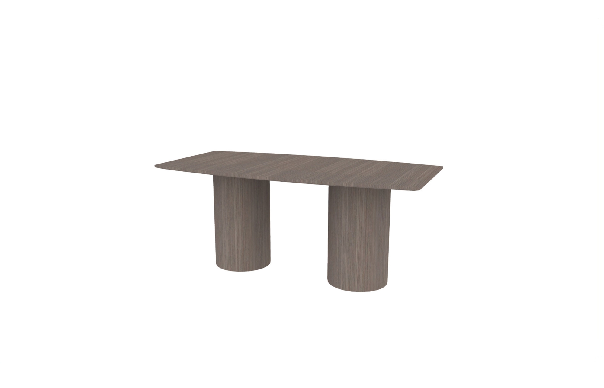 36"x72" Boat Top in Veneer with Cylinder Bases (88-3672BT with 01-1616CB)