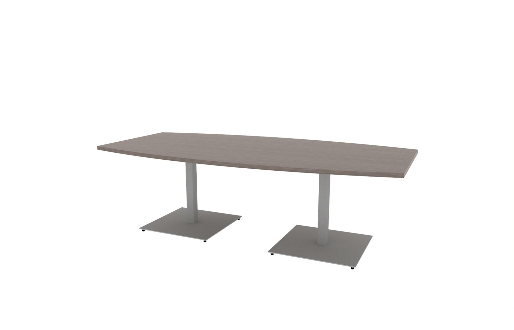 48"x96" Boat Top in HPL with Aluminum Square Bases (88-4896BT with 01-2630SBA)