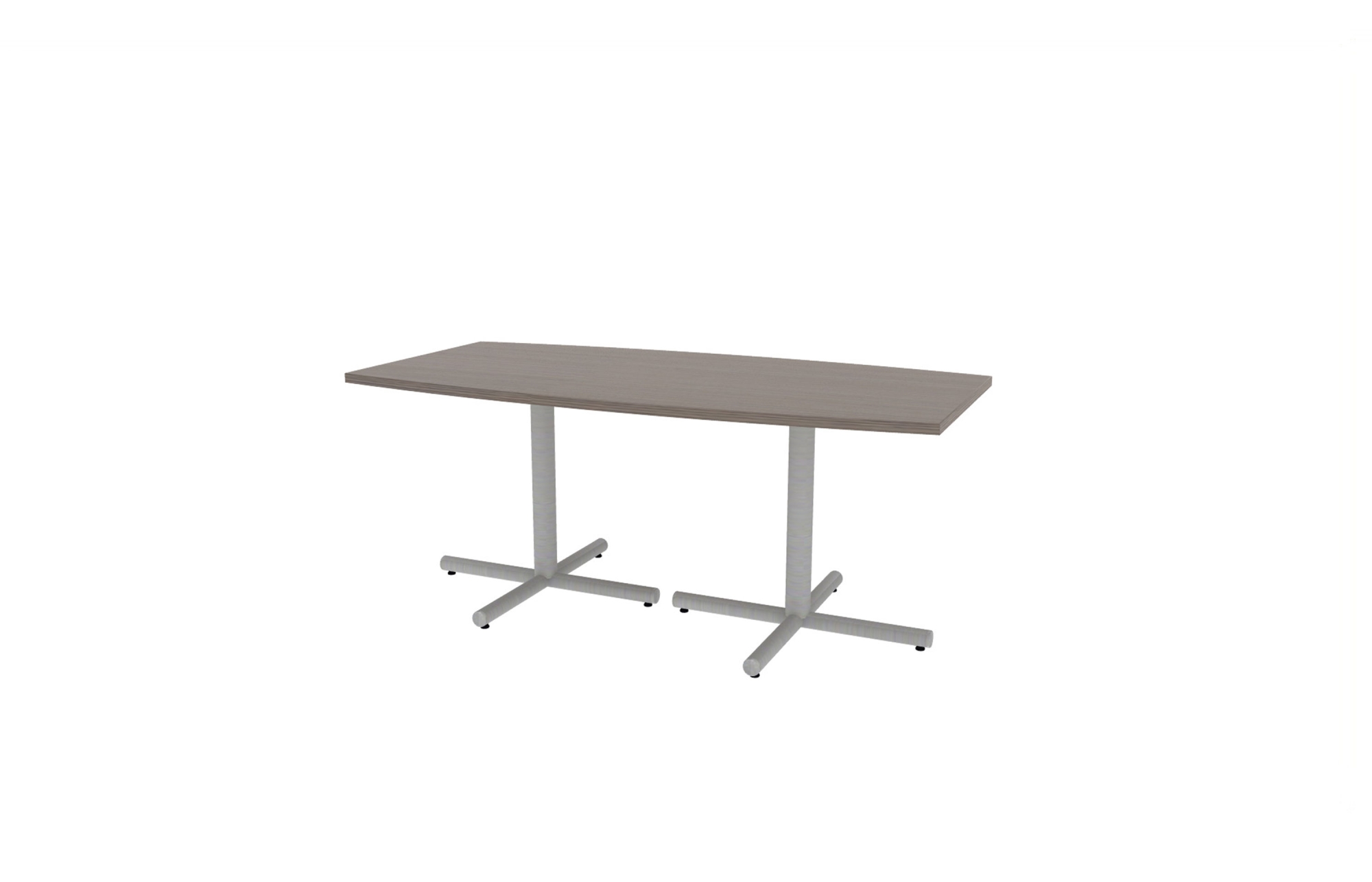 36"x72" Boat Top in HPL with Aluminum Tubular X Bases (88-3672BT with 01-3230TXA)