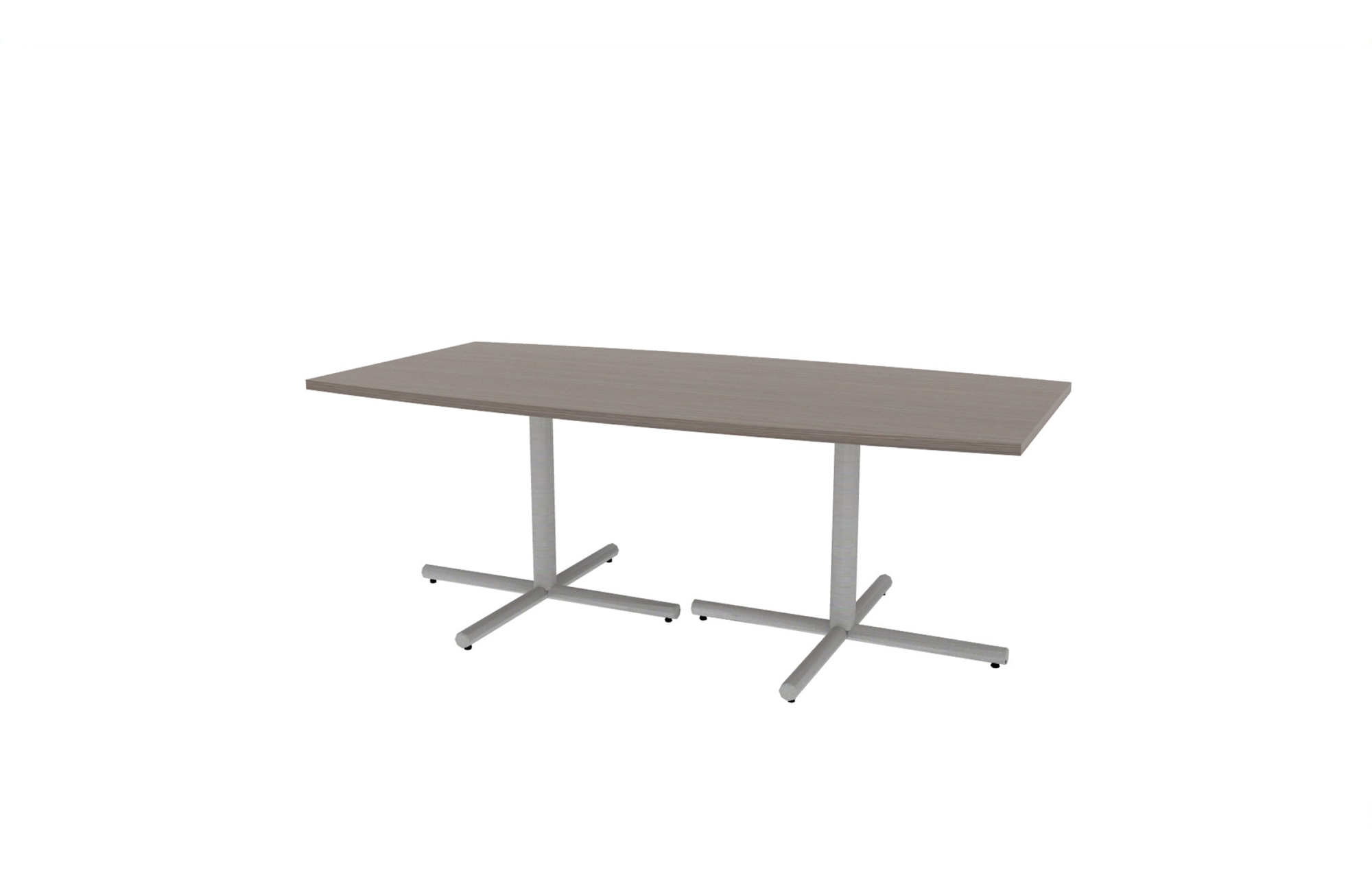 42"x84" Boat Top in HPL with Aluminum Tubular X Bases (88-4284BT with 01-3830TXA)