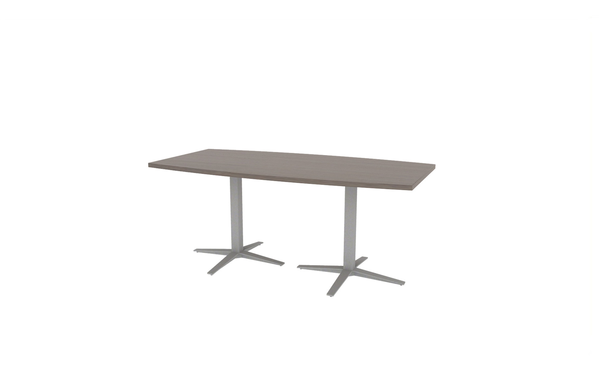 36"x72" Boat Top in HPL with Aluminum X Bases (88-3672BT with 01-2030SXBA)