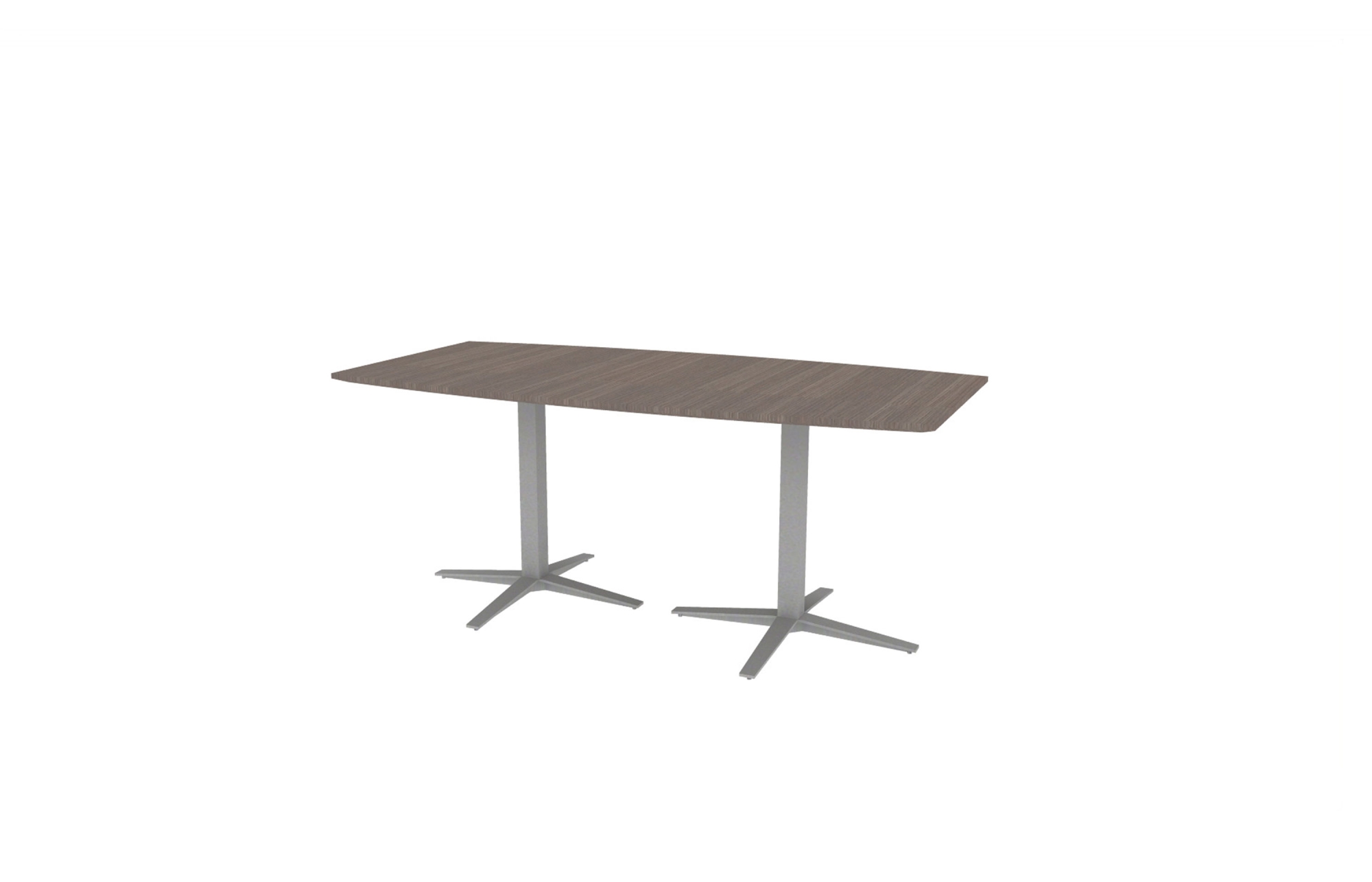 36"x72" Boat Top in Veneer with Aluminum X Bases (88-3672BT with 01-2030SXBA)