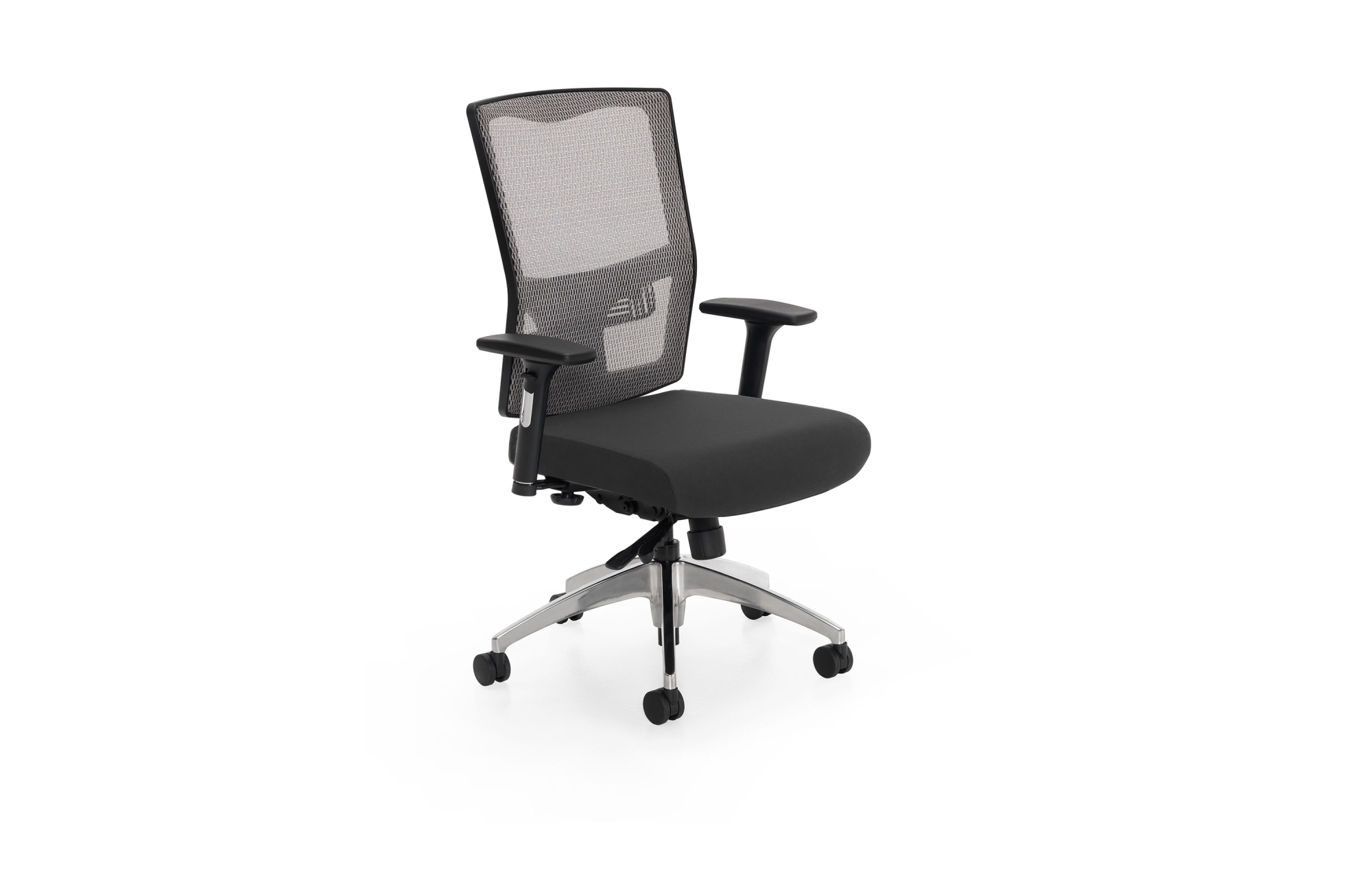 IndianaFurniture_Joy_852_MeshBack_TaskSwivel_Arms_FabricSeat