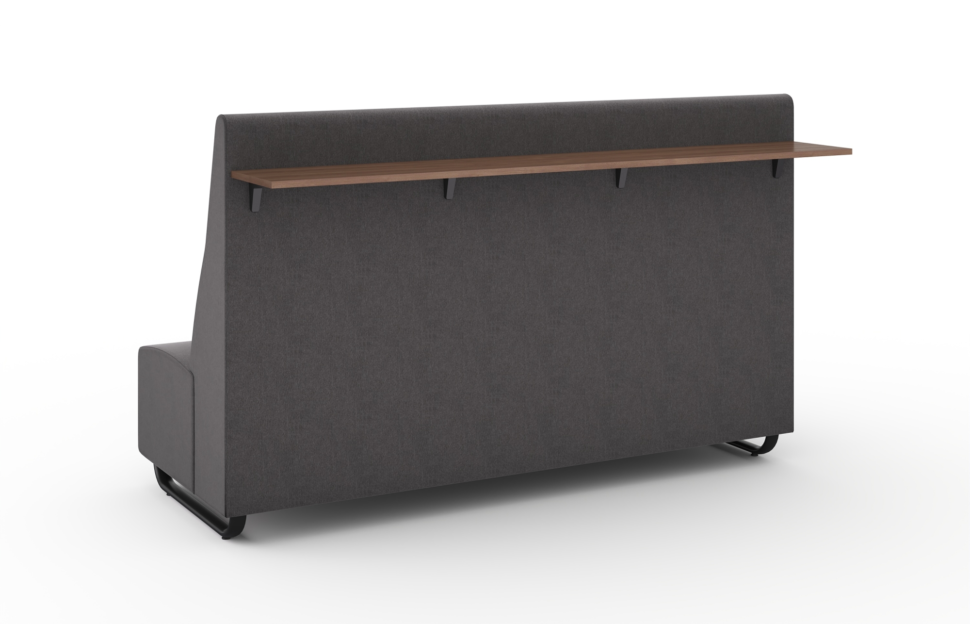 Script Armless Sofa with High Surround and Optional Bistro Table (2503HN)