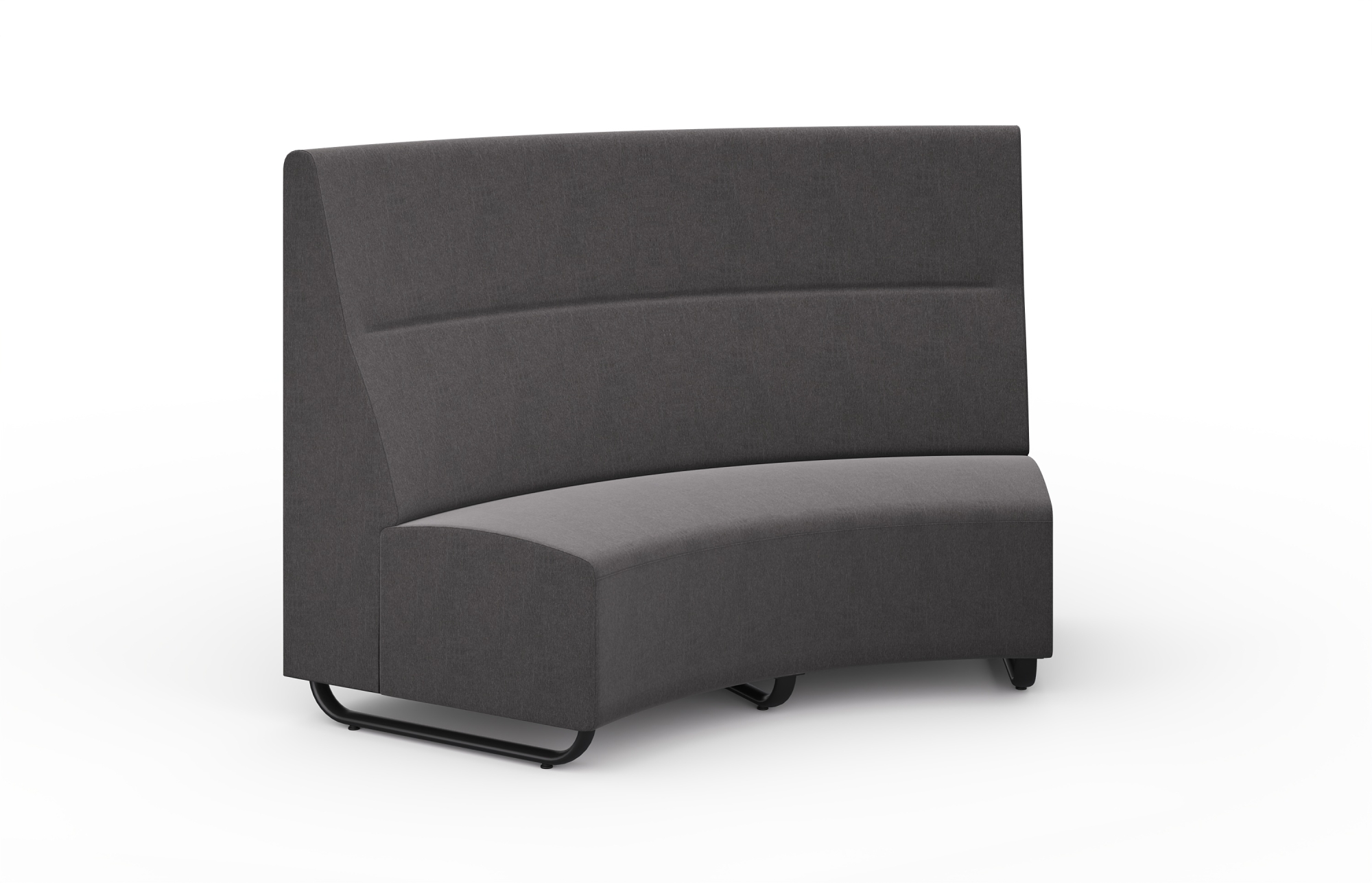 Script Curved Corner with High Surround and Sled Base (250H-60CC)