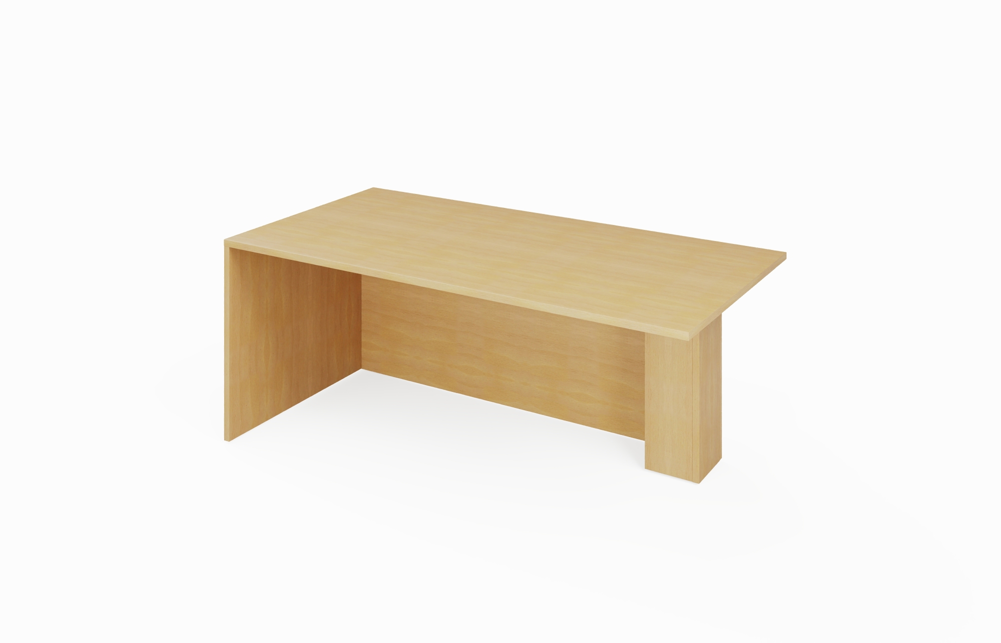 Rectangular Peninsula Desk Shell (Left 66-3672LSHPD, 66-3666LSHPD, 66-3072LSHPD, 66-3066LSHPD; Right 66-3672RSHPD, 66-3666RSHPD, 66-3072RSHPD, 66-3066RSHPD)