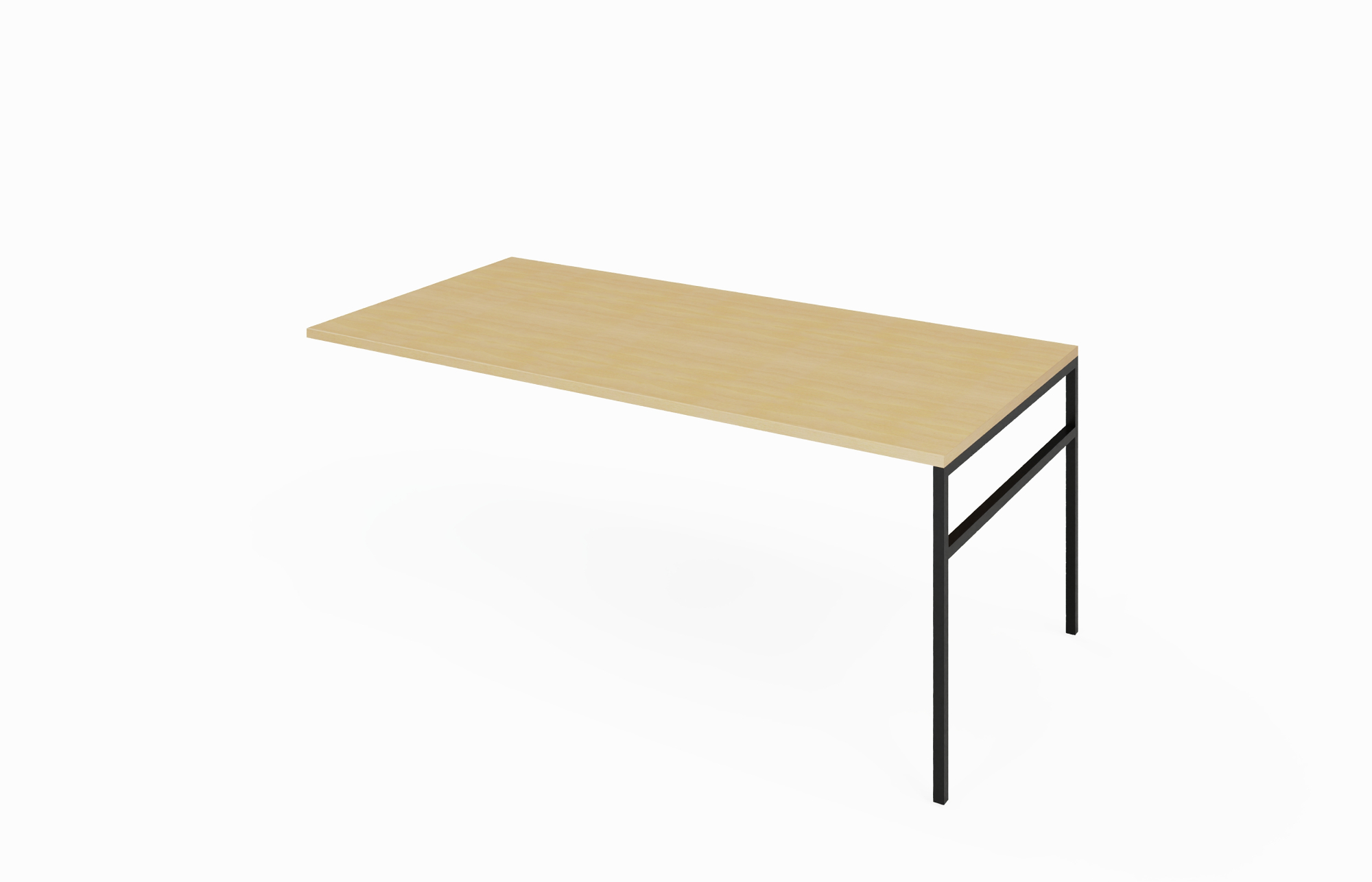 Run Off Table Desk with H-Leg (Left 66-3672ROTDL, 66-3666ROTDL, 66-3072ROTDL, 66-3066ROTDL, 66-2472ROTDL, 66-2466ROTDL; Right 66-3672ROTDR, 66-3666ROTDR, 66-3072ROTDR, 66-3066ROTDR, 66-2472ROTDR, 66-2466ROTDR)