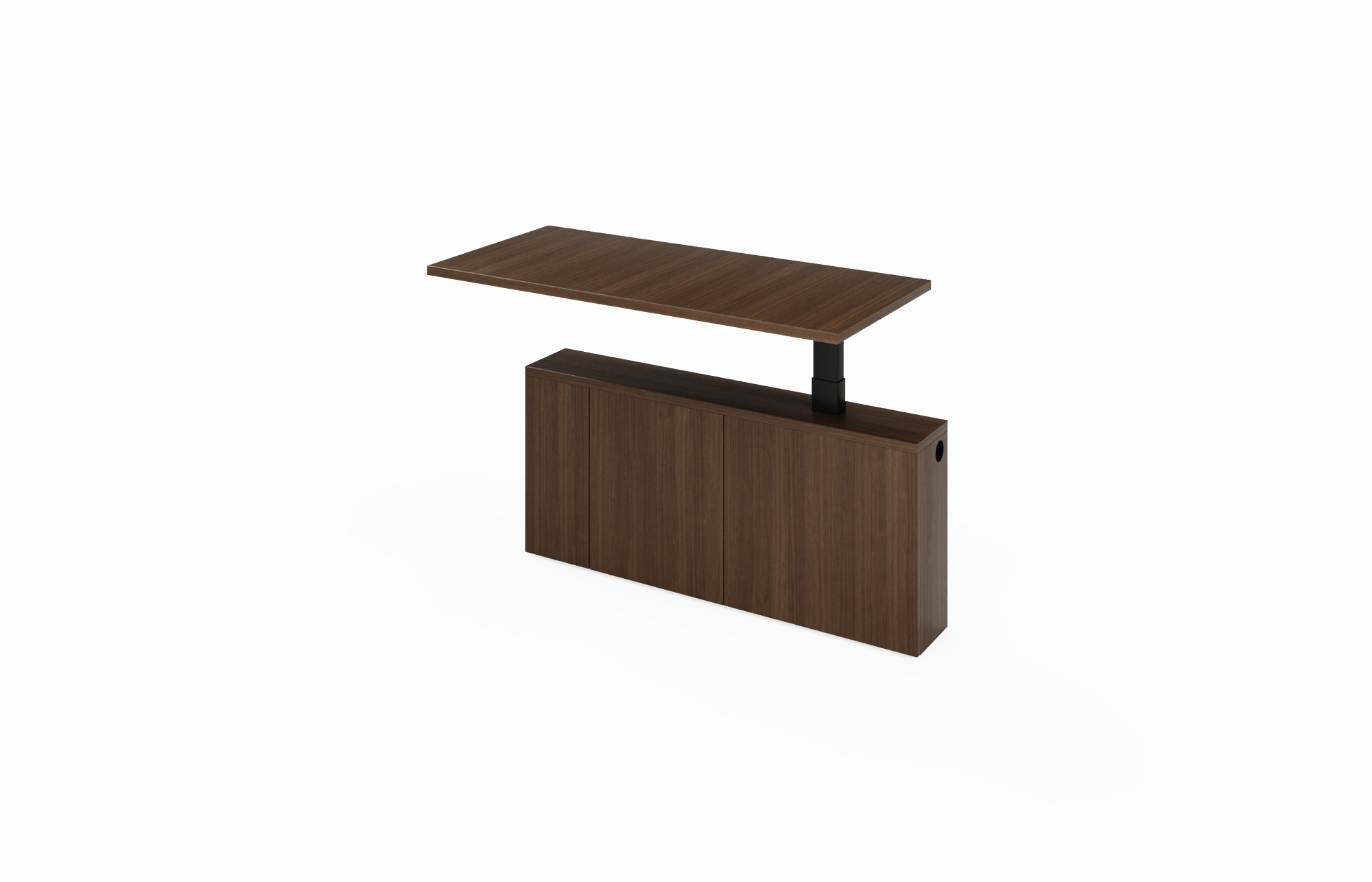 Height Adjust 3-Column Wall Bridge Tech Storage (Left 65-2448WBL3, 65-2442WBL3; Right 65-2448WBR3, 65-2442WBR3)