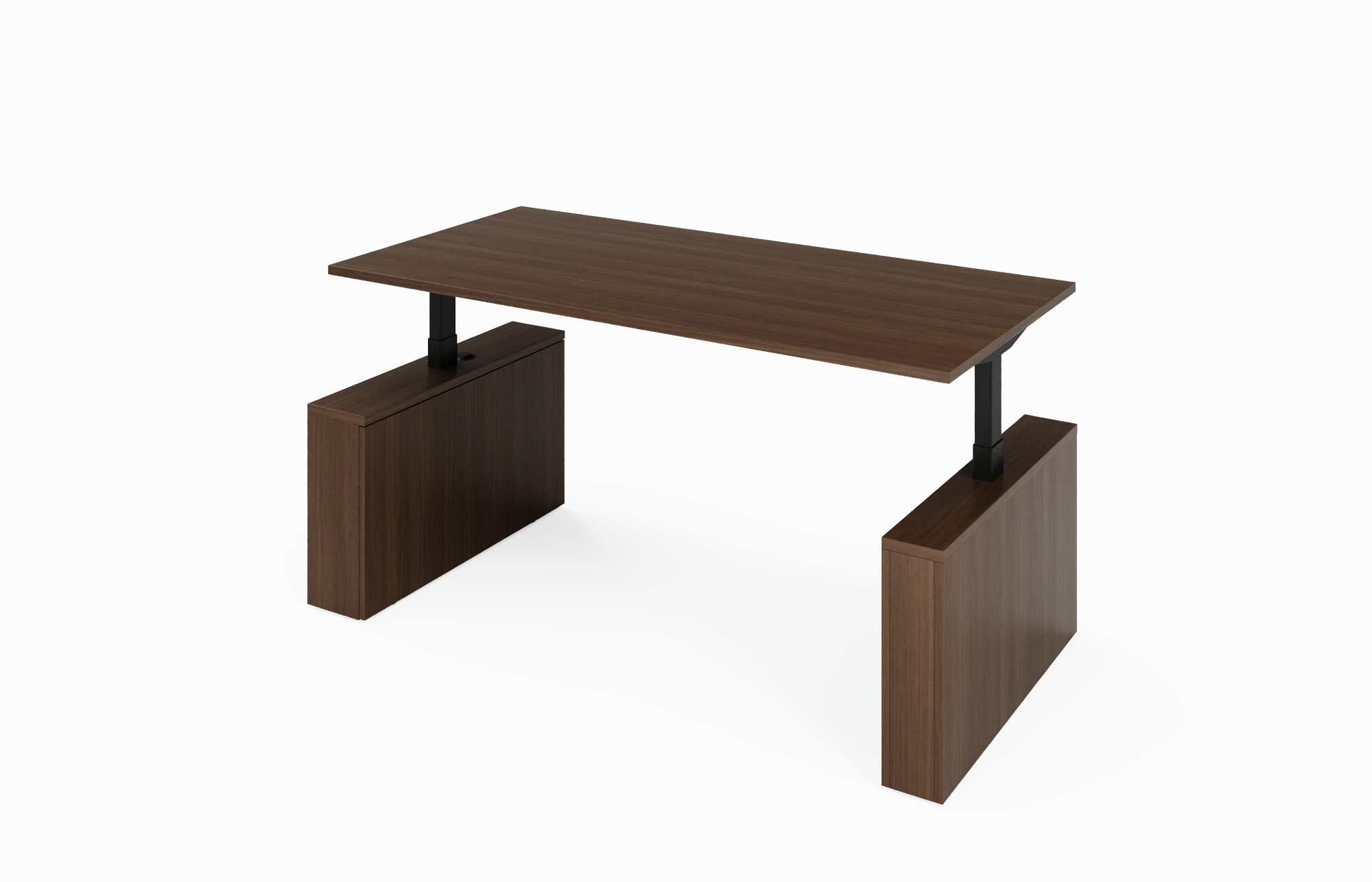 Height Adjust Wall Panel Leg Desk (Left 65-3672WPLDL, 65-3072WPLDL, 65-3666WPLDL, 65-3066WPLDL; Right 65-3672WPLDR, 65-3072WPLDR, 65-3666WPLDR, 65-3066WPLDR)