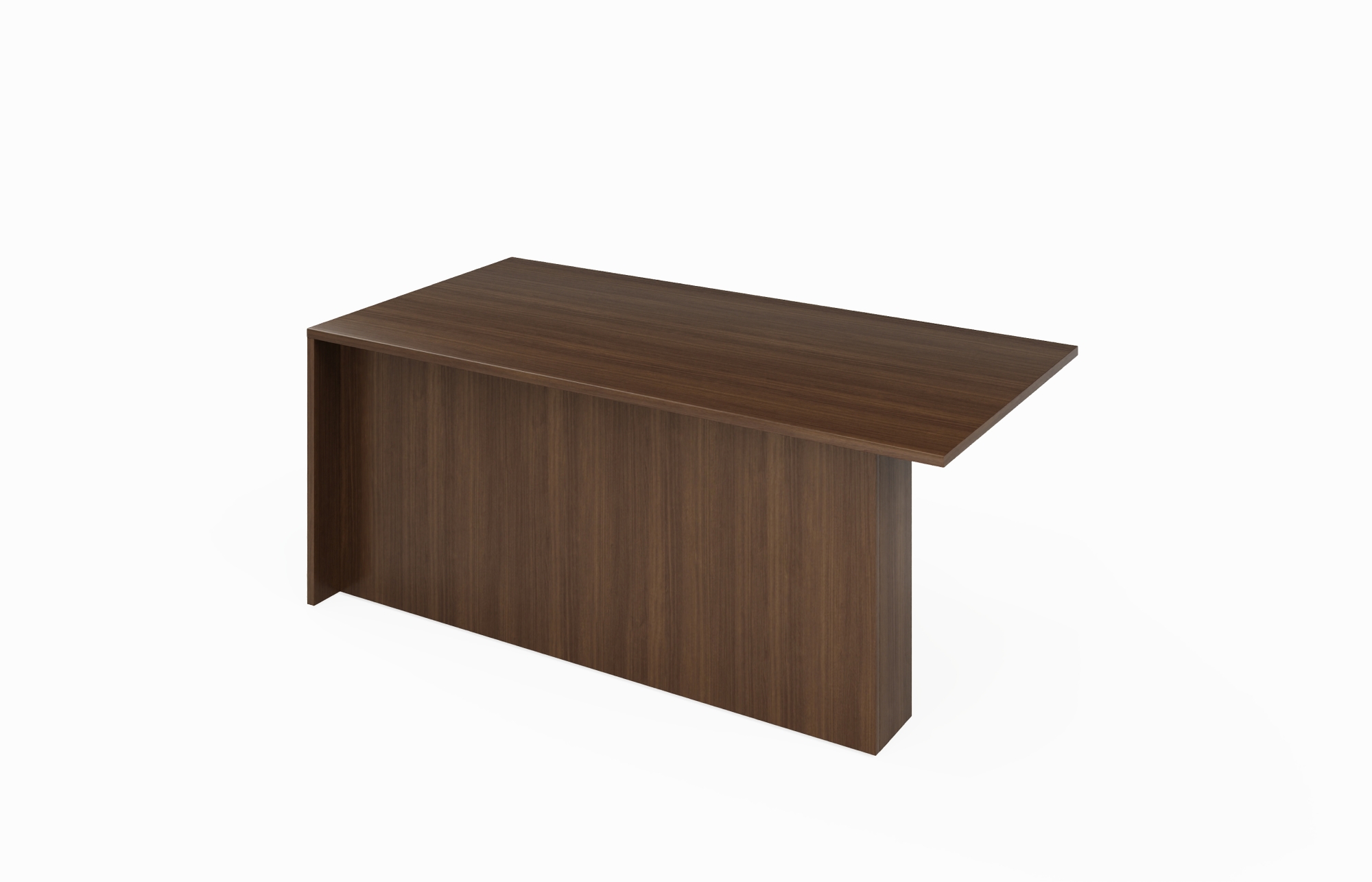 Single Ped Freestanding Desk Approach (Left 65-3672LPD, 65-3666LPD, 65-3072LPD, 65-3066LPD, 65-3672LSHPD, 65-3666LSHPD, 65-3072LSHPD, 65-3066LSHPD; Right 65-3672RPD, 65-3666RPD, 65-3072RPD, 65-3066RPD, 65-3672RSHPD, 65-3666RSHPD, 65-3072RSHPD)