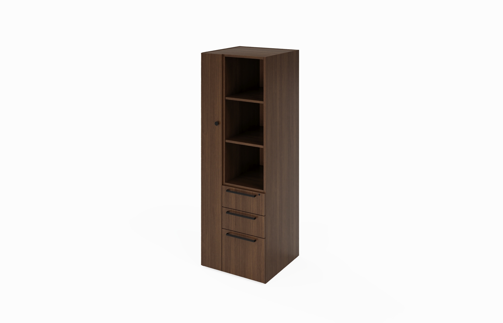 Tower Wardrobe/Open Storage B/B/F (Left 65-2484WO1L, 65-2472WO1L, 65-2451WO1L; Right 65-2484WO1R, 65-2472WO1R, 65-2451WO1R)