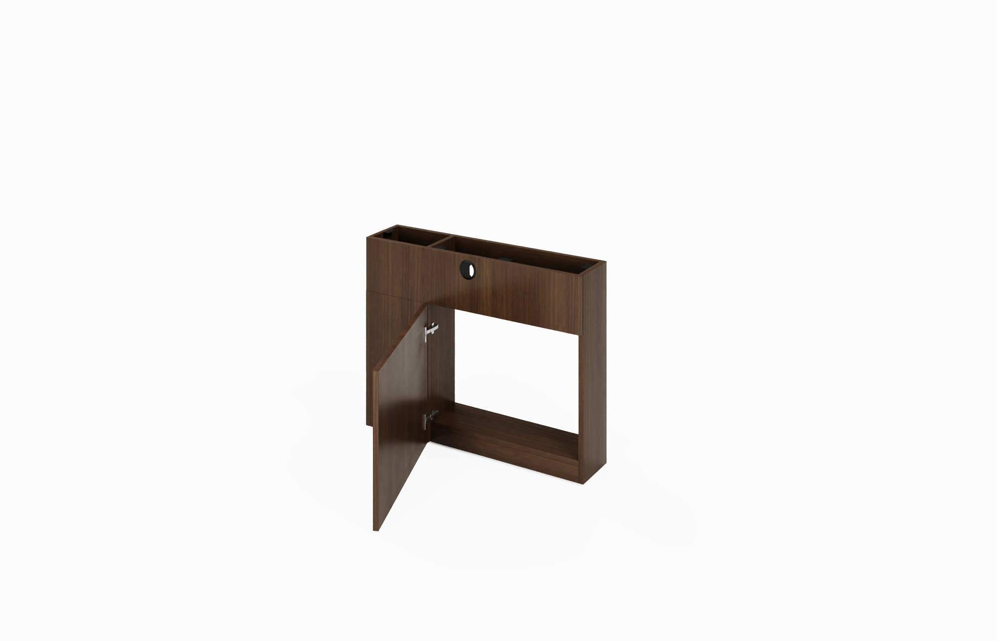 U-Support Panel Leg Tech Support Open (Left 65-3628UPTL, 65-3028UPTL, 65-2428UPTL; Right 65-3628RPTR, 65-3028UPTR, 65-2428UPTR)