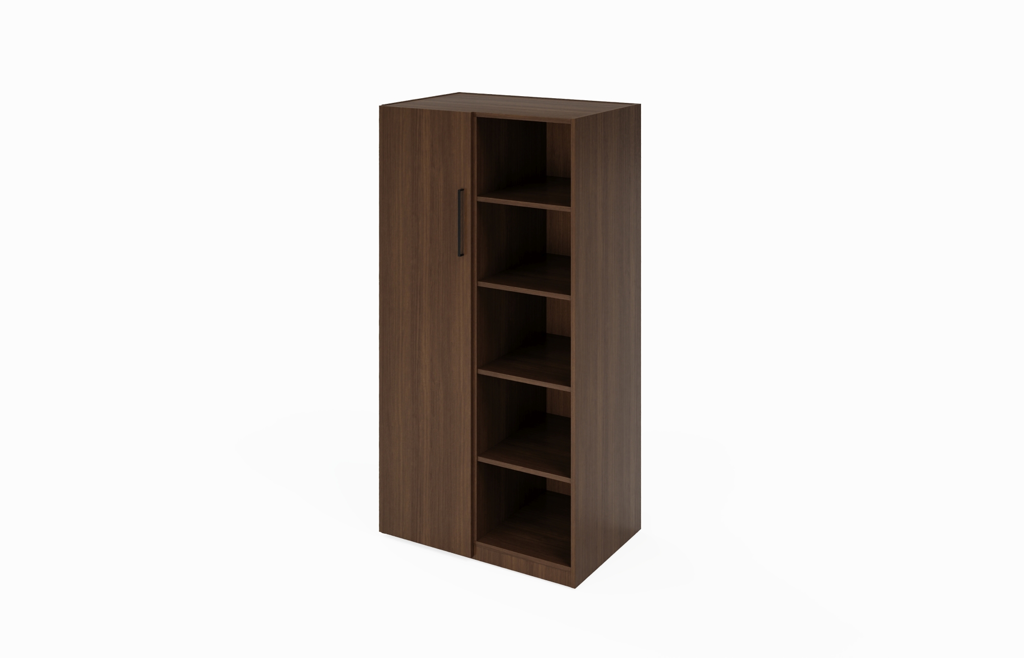 Wardrobe and Open Storage Cabinet (Left 65-3684WOL, 65-3084WOL, 65-3672WOL, 65-3072WOL; Right 65-3684WOR, 65-3084WOR, 65-3672WOR, 65-3072WOR)