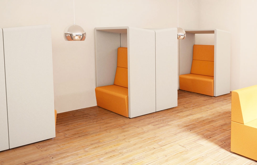 Indiana Furniture Fifteen Pods Orange Environment