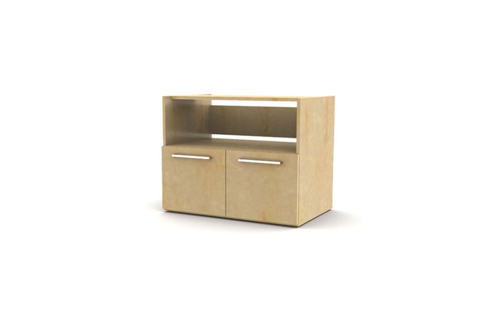 Modular Pedestals with Doors and Open Compartment (66-2430ODB, 66-2436ODB)