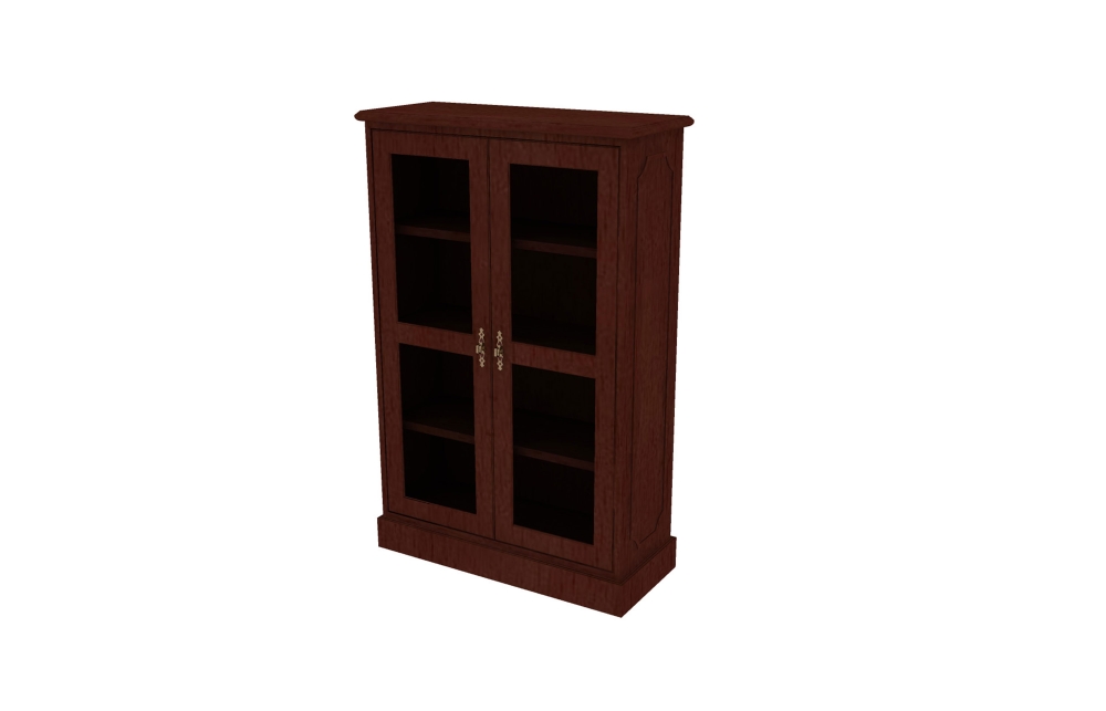 Bookcases with Glass Door Inserts (46-3656BCG)