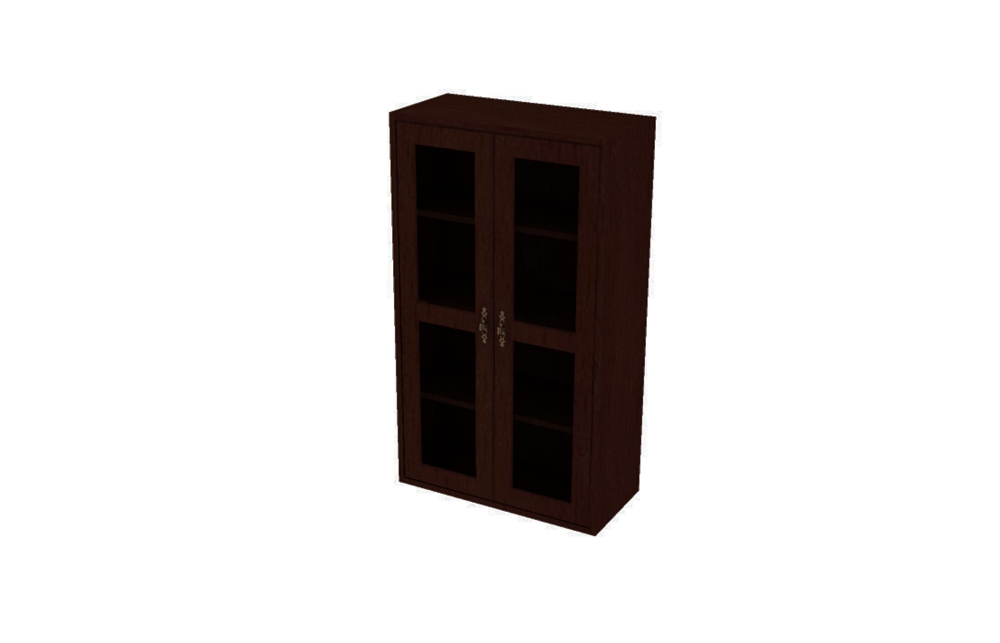 Modular Bookcase with Glass Door Inserts (46-2952GB)