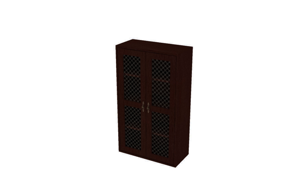 Modular Bookcase with Mesh Door Inserts (46-2952MB)