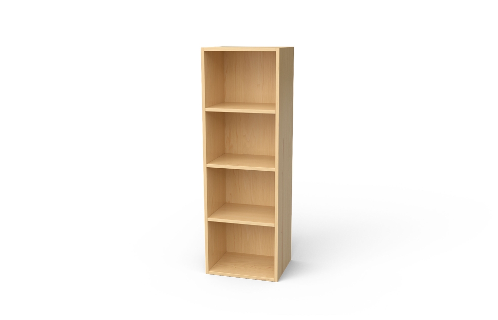 Tall Surface Mount Open Bookcase Tower (66-1518THB)