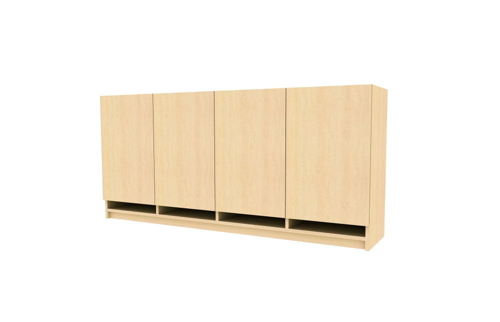 Tall Wall Mount Hutches with Doors and Paper Slots (66-1530TWDS, 66-1536TWDS, 66-1542TWDS, 66-1548TWDS, 66-1554TWDS, 66-1560TWDS, 66-1566TWDS, 66-1572TWDS, 66-1578TWDS, 66-1584TWDS, 66-1590TWDS, 66-1596TWDS)