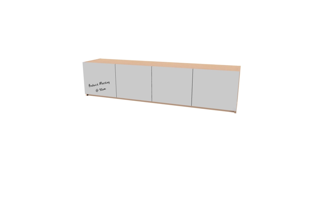 Wall Mount Hutch with Dry Erase Doors (66-1530WD, 66-1536WD, 66-1542WD, 66-1548WD, 66-1554WD, 66-1560WD, 66-1566WD, 66-1572WD, 66-1578WD, 66-1584WD, 66-1590WD, 66-1596WD; 1-DEB)