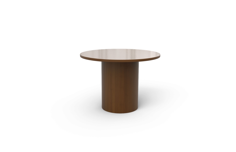 Circular Table with Cylinder Base