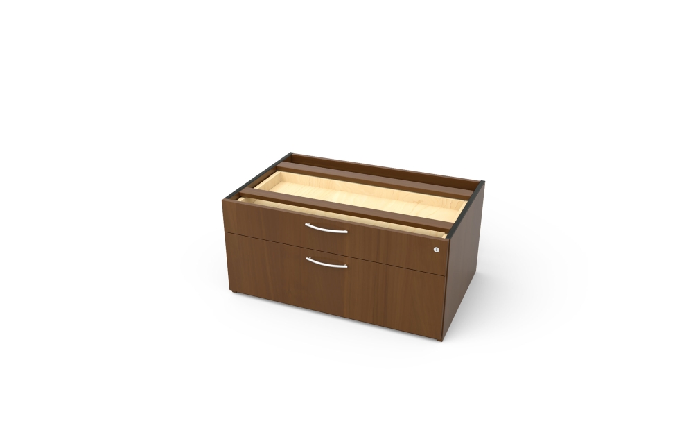Low Modular Pedestal with Box/File Drawers