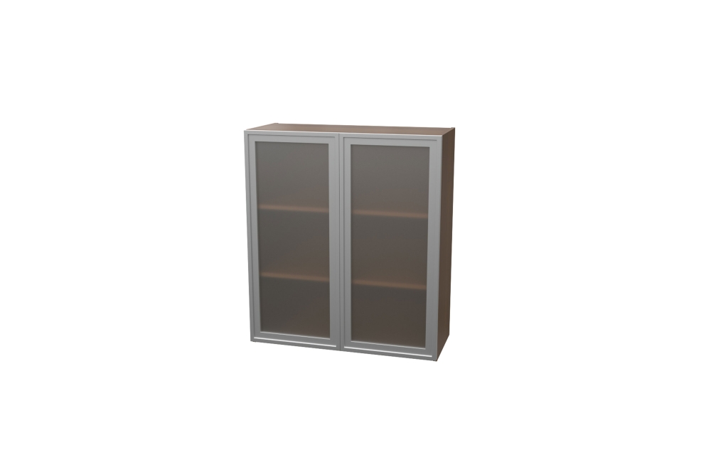 Surface Mount Framed Acrylic Door Bookcase