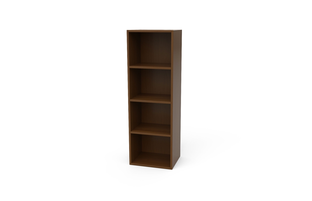 Tall Surface Mount Open Bookcase Tower