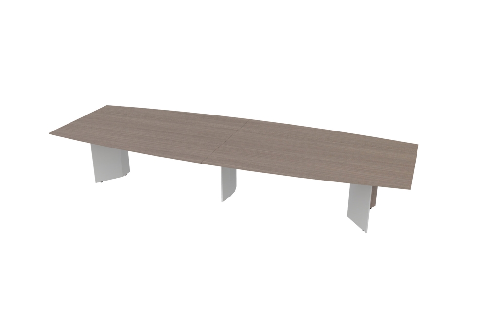 60"x168" Boat-Shaped Table with Blade Bases