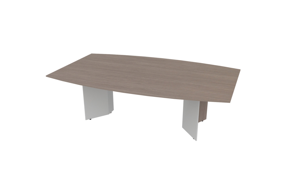 60"x96" Boat-Shaped Table with Blade Bases