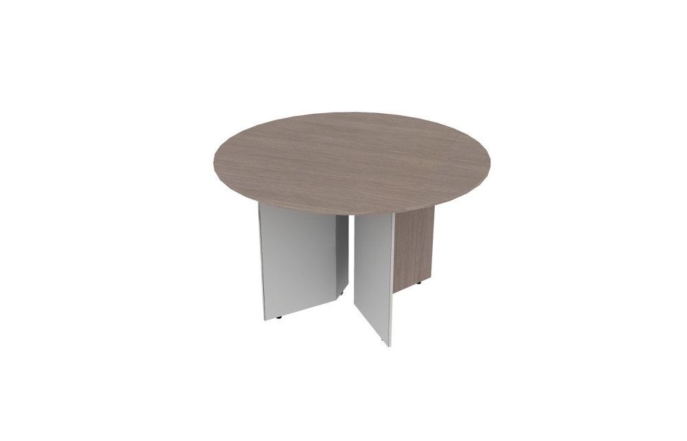 54" Round Small Meeting Table with Blade Base