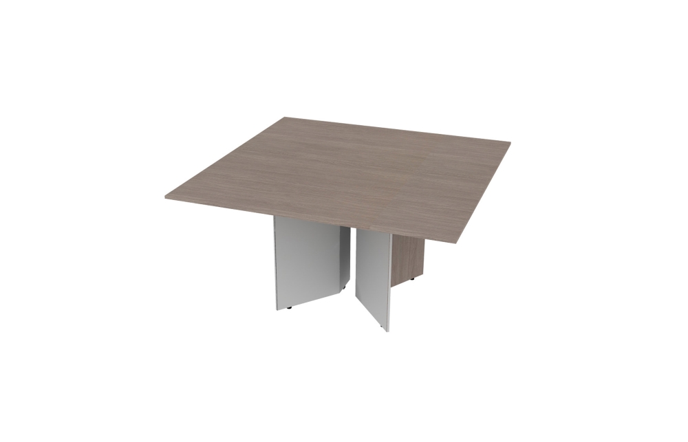 54" Square Small Meeting Table with Blade Base