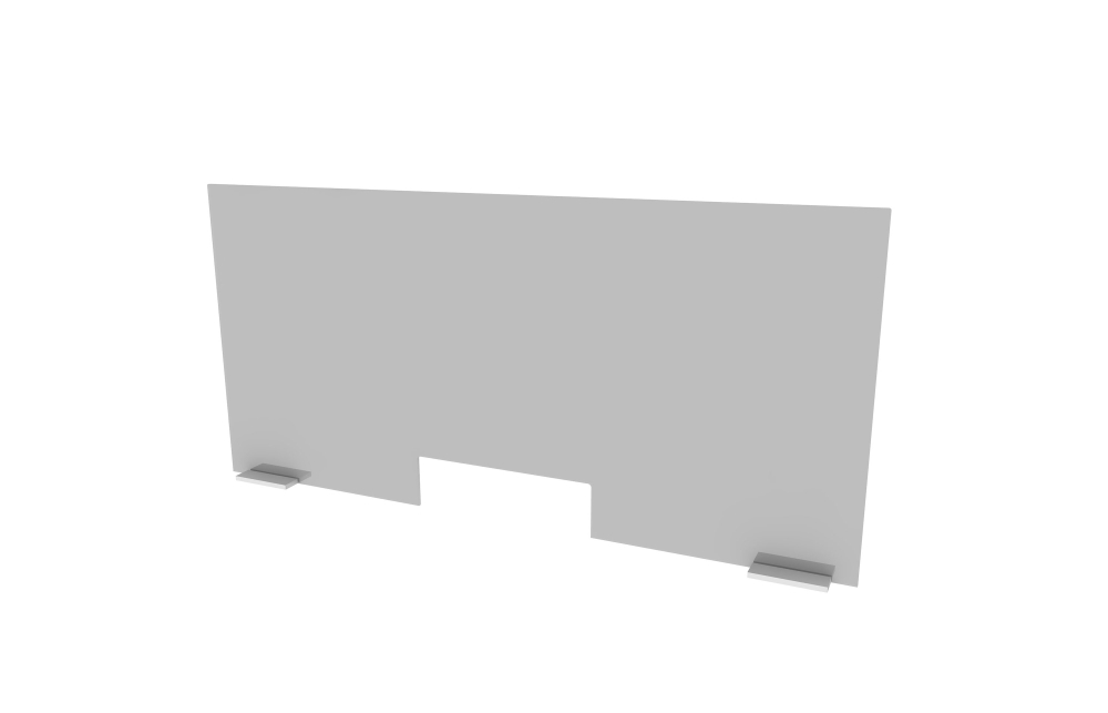 24"H Privacy Panels with Transaction Slots