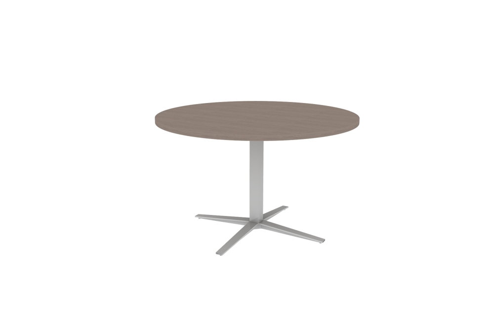 Circular Meeting Table with Seated-Height X Base