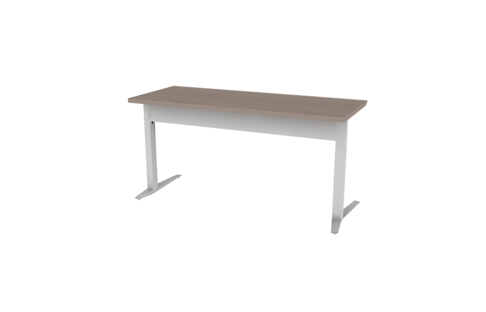 Rectangular Training Table with Envy C Leg and Glides.