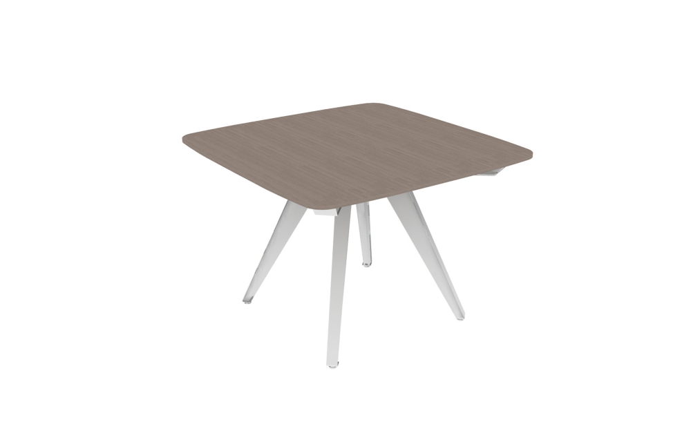 Soft Square Meeting Table with Strut Legs
