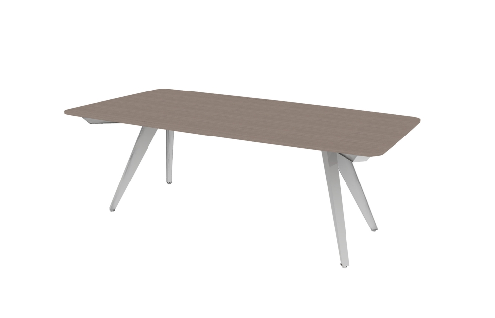 Soft View Meeting Table with Strut Legs