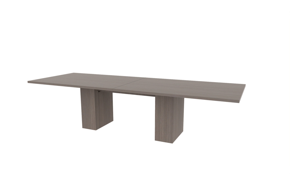 36"x96" Rectangle Top in HPL with 10" Rectangle Bases (88-3696RT with 88-205810RB)