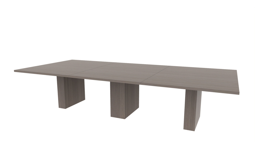 60"x132" Rectangle Top in HPL with 6"/10" Rectangle Bases (88-60132RT with 88-2494C610RB)