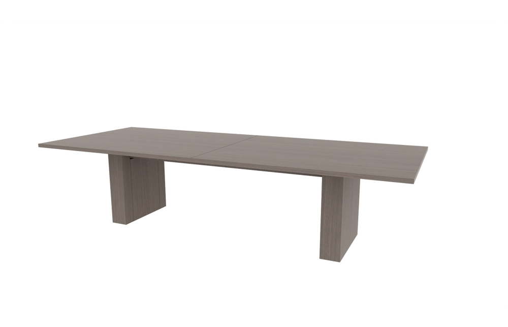 48"x120" Rectangle Top in HPL with 6" Rectangle Bases (88-48120RT with 88-248206RB)