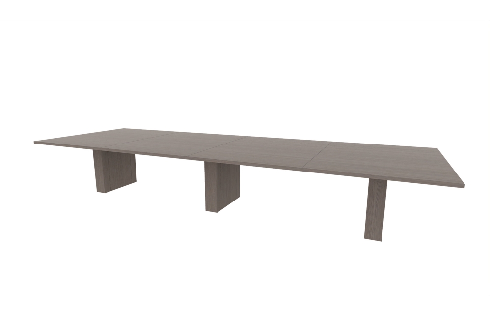 60"x180" Rectangle Top in HPL with 6" Rectangle Bases (88-60180RT with 88-2414206RB)