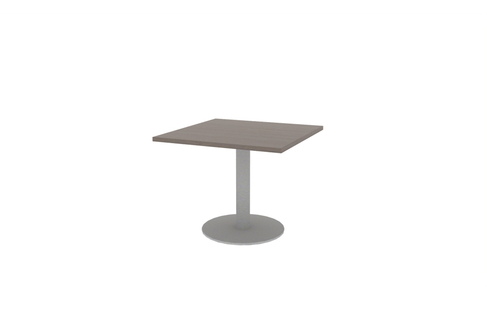 36" Square Top with Aluminum Disc Base (88-3636SQ with 01-2430DBA)