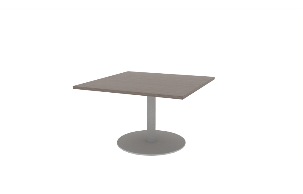 48" Square Top with Aluminum Disc Base (88-4848SQ with 01-2432HDBA)