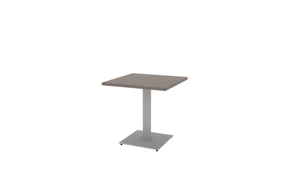 30" Square Top with Aluminum Square Base (88-3030SQ with 01-1630SBA)