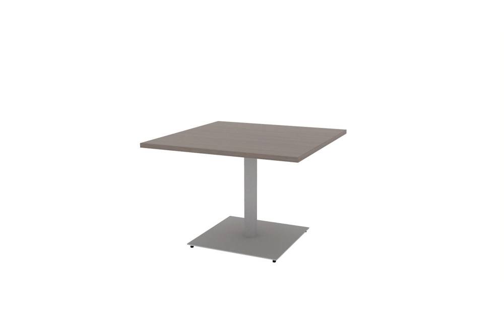 42" Square Top with Aluminum Square Base (88-4242SQ with 01-2630SBA)